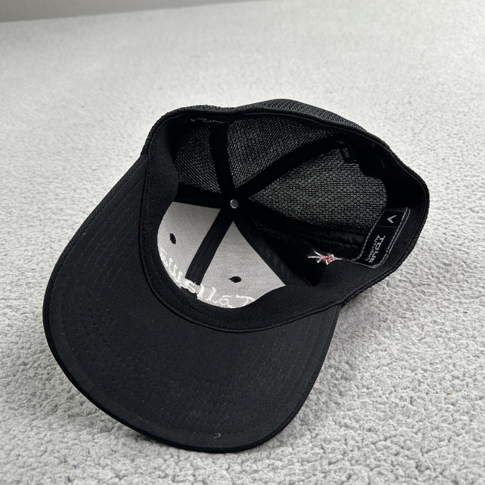 Callaway Tour Authentic Odyssey XR Bomb Golf Hat Men Small Medium Black Cap - Picture 14 of 14